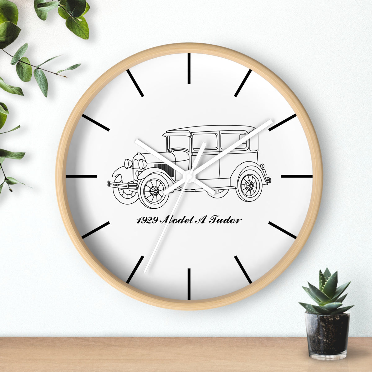 1929 Tudor Wall Clock