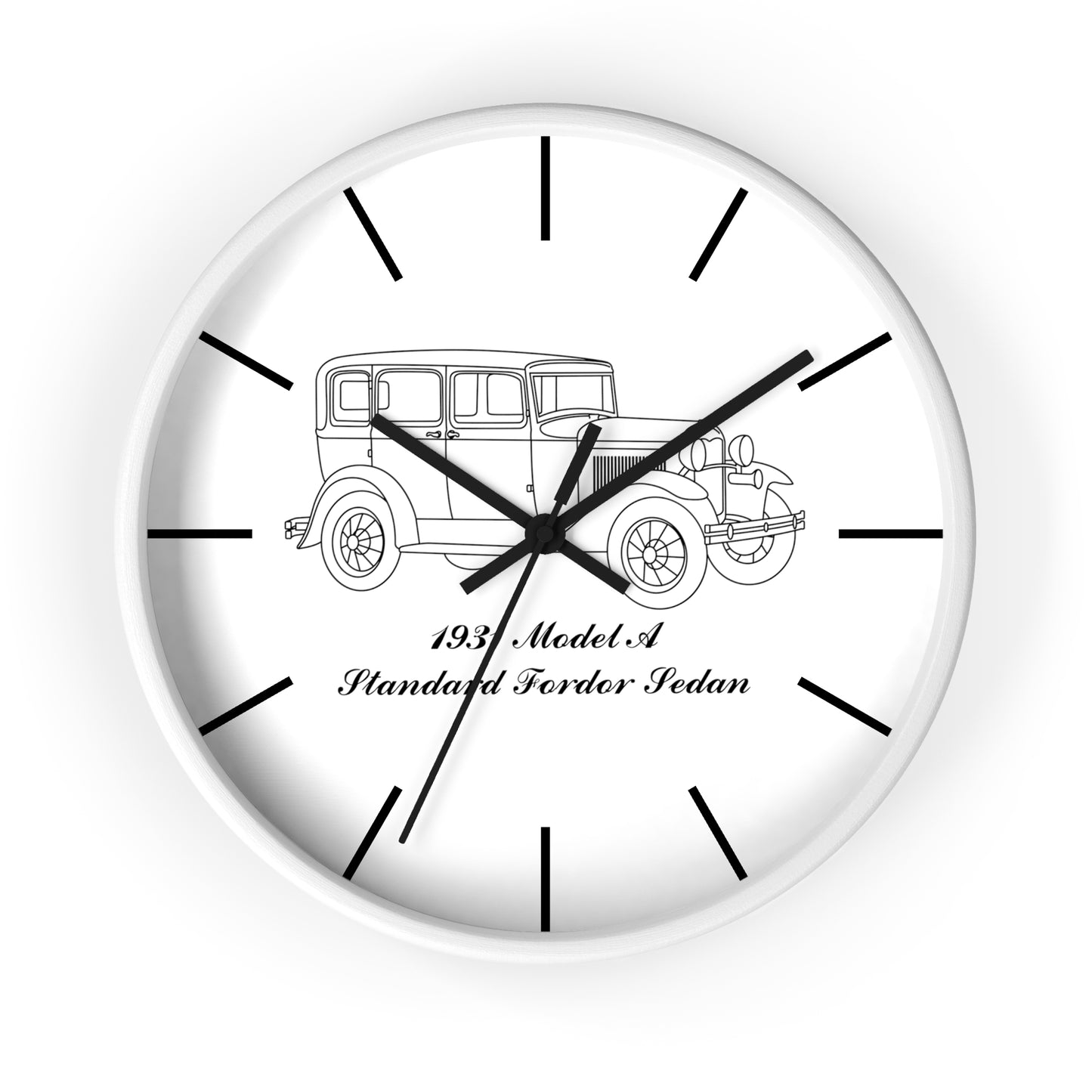1931 Standard Fordor Sedan Wall Clock