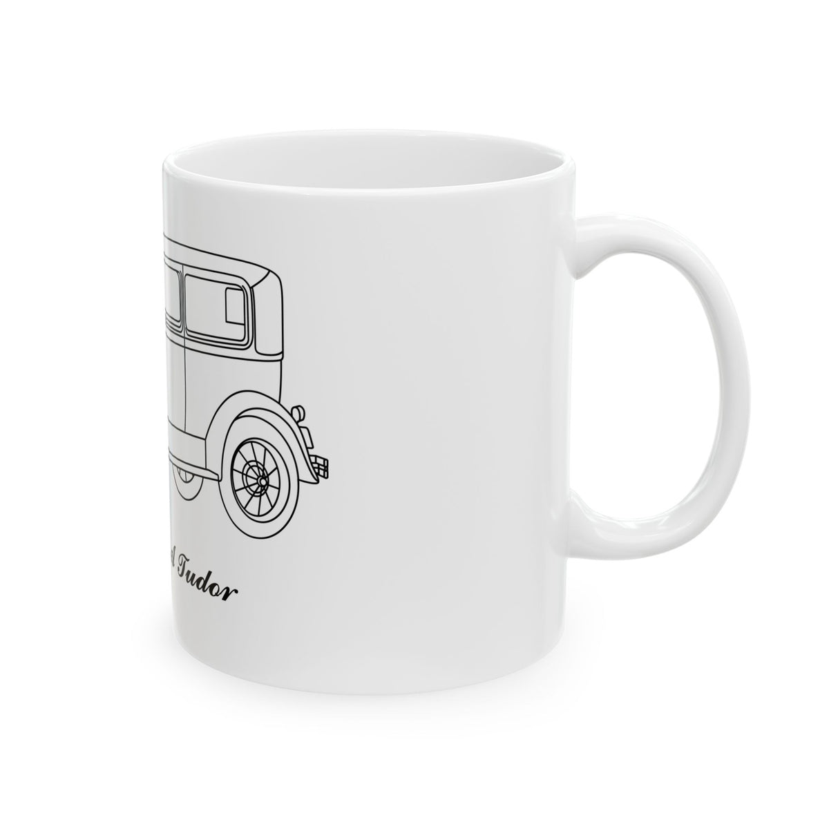 1928 Tudor White Mug