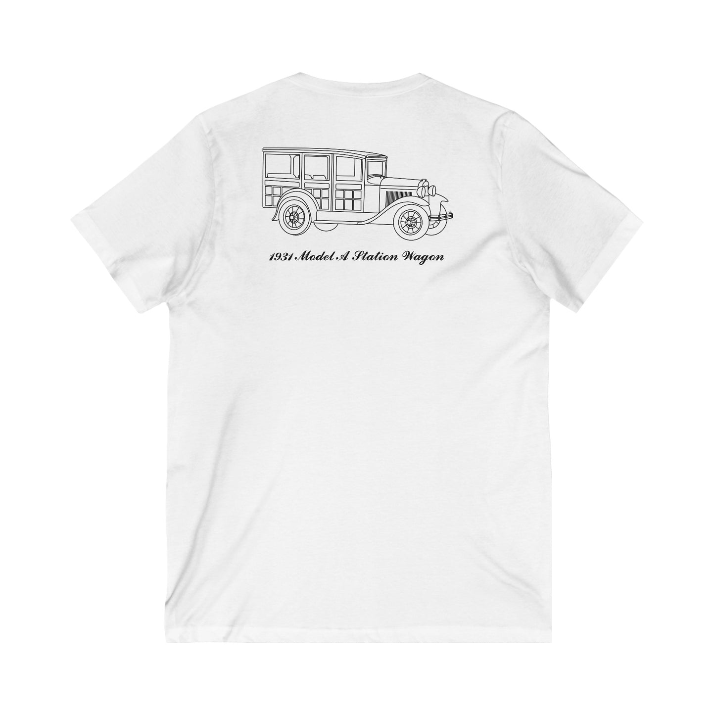 1931 Station Wagon Women's V-Neck Shirt