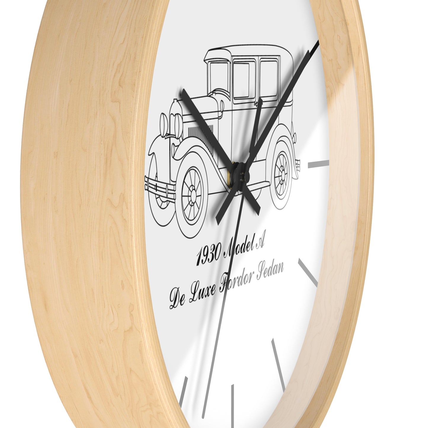 1930 De Luxe Fordor Sedan Wall Clock