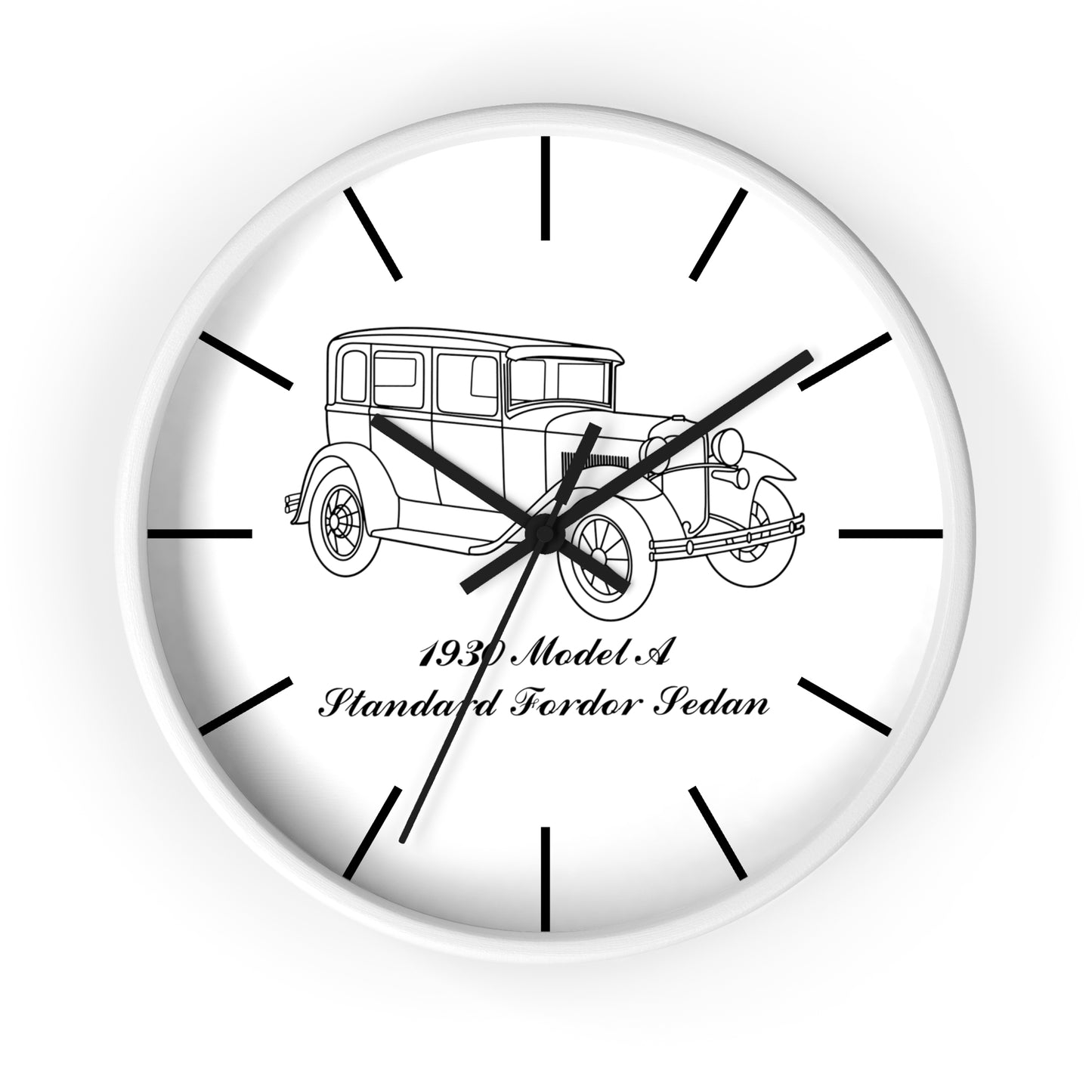 1930 Standard Fordor Sedan Wall Clock