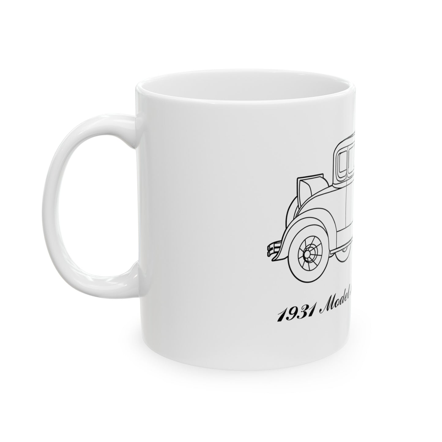1931 De Luxe Coupe White Mug