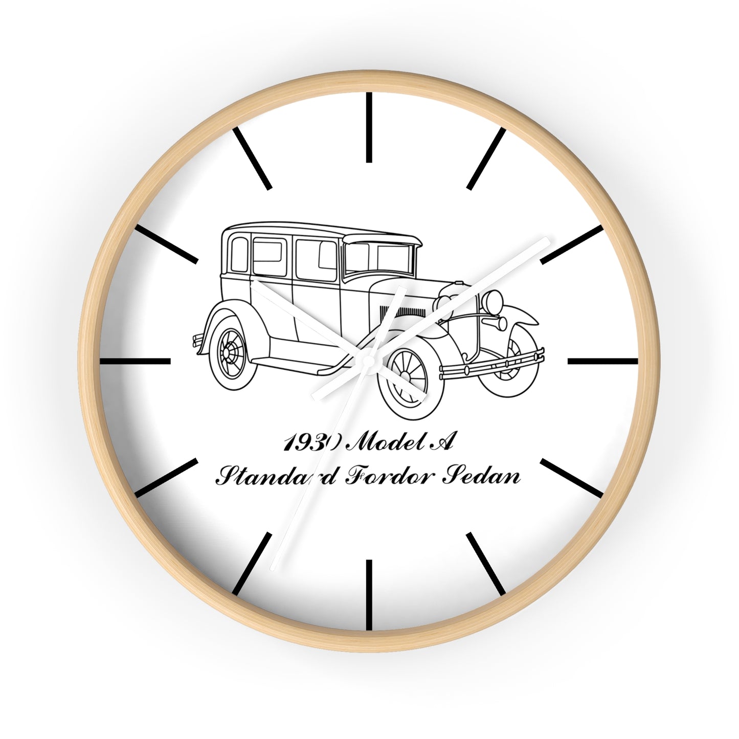 1930 Standard Fordor Sedan Wall Clock