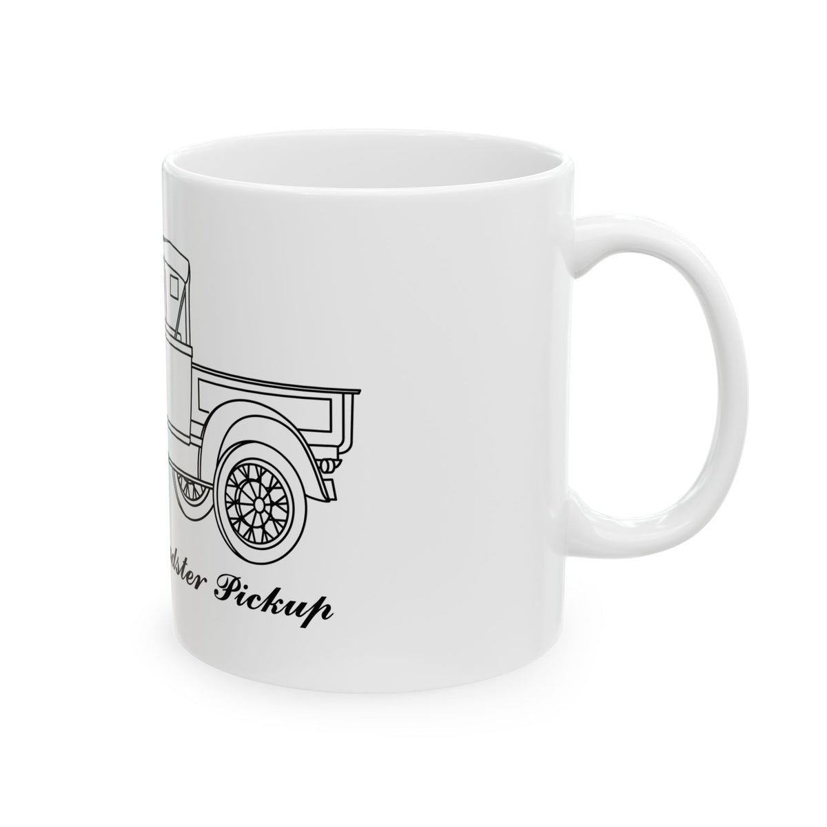 1929 Roadster Pickup White Mug