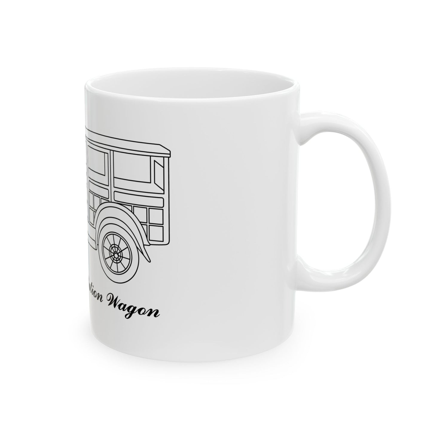1929 Station Wagon White Mug
