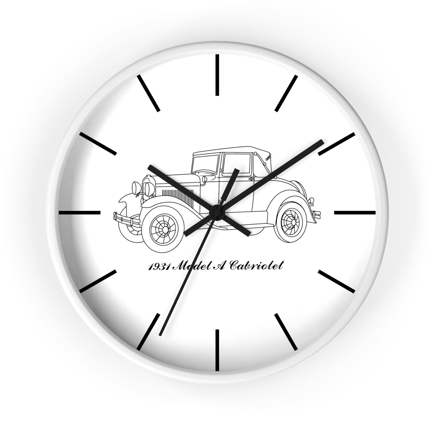 1931 Cabriolet Wall Clock