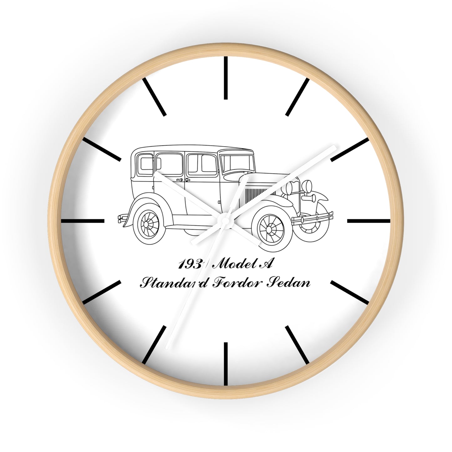 1931 Standard Fordor Sedan Wall Clock