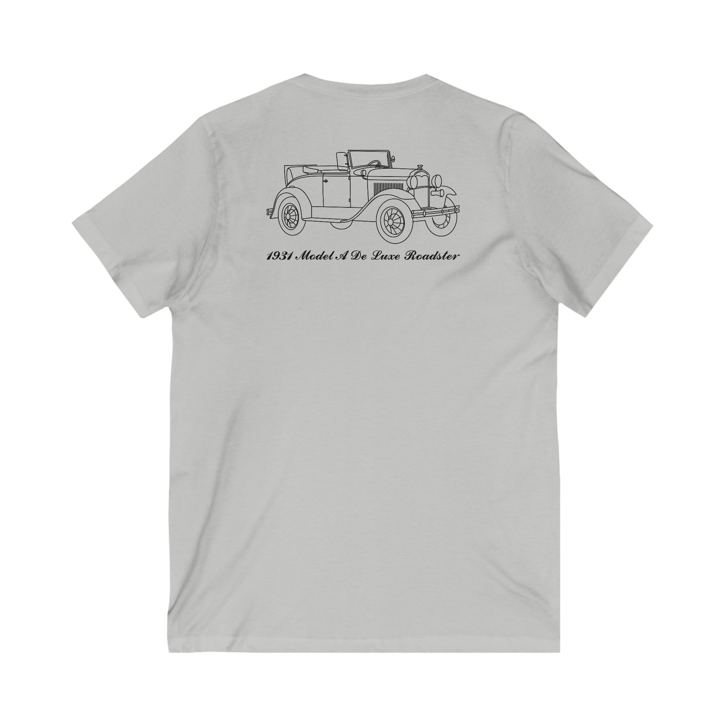 1931 De Luxe Roadster Women's V-Neck Shirt