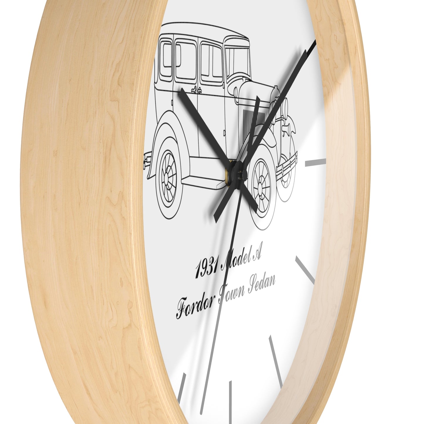 1931 Fordor Town Sedan Wall Clock