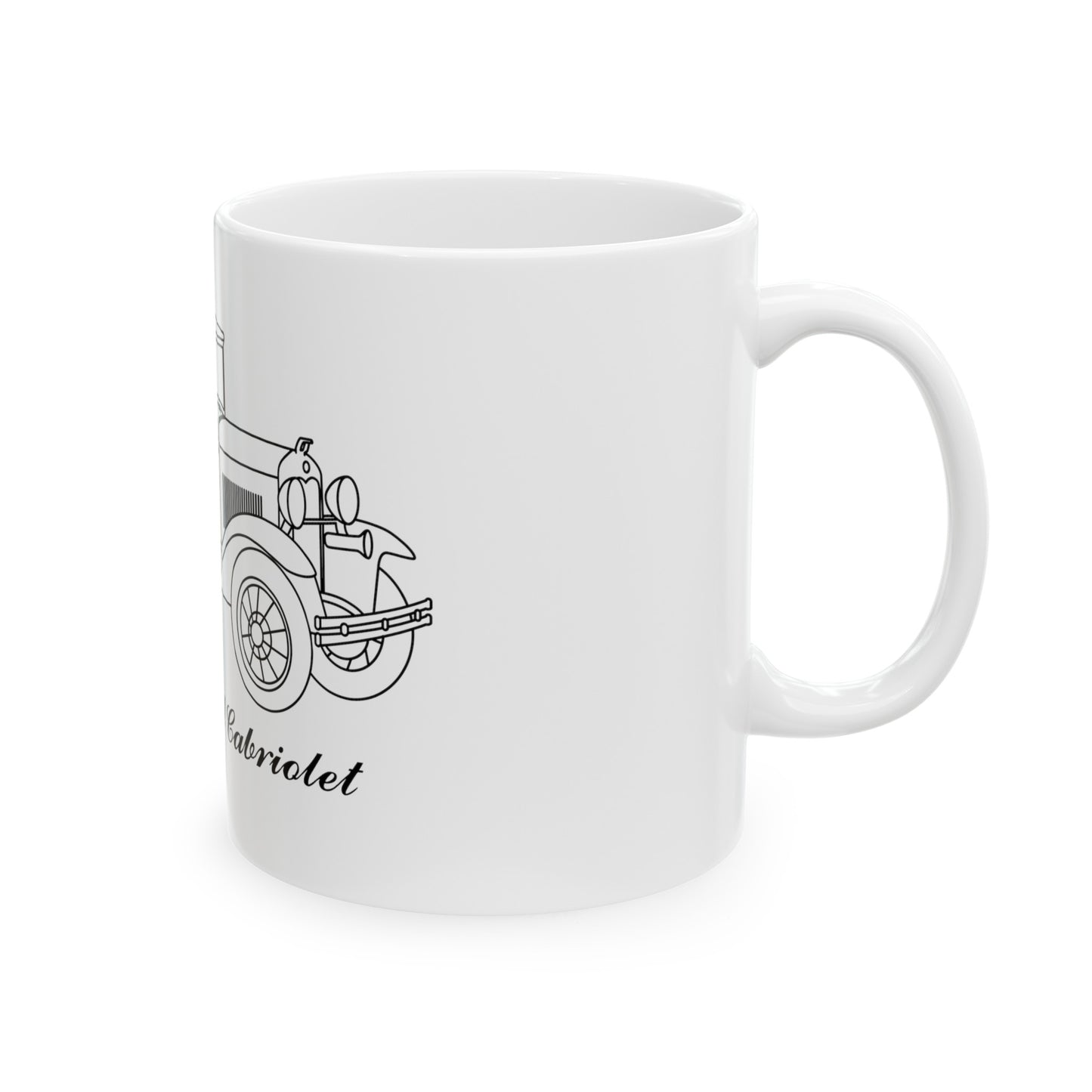 1930 Cabriolet White Mug