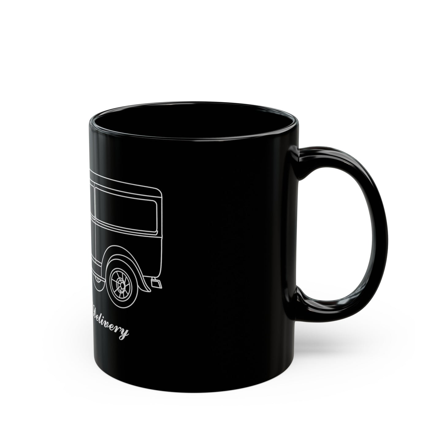 1931 Delivery Black Mug