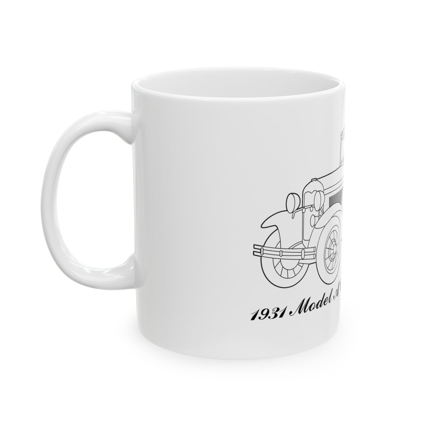 1931 Convertible Sedan White Mug