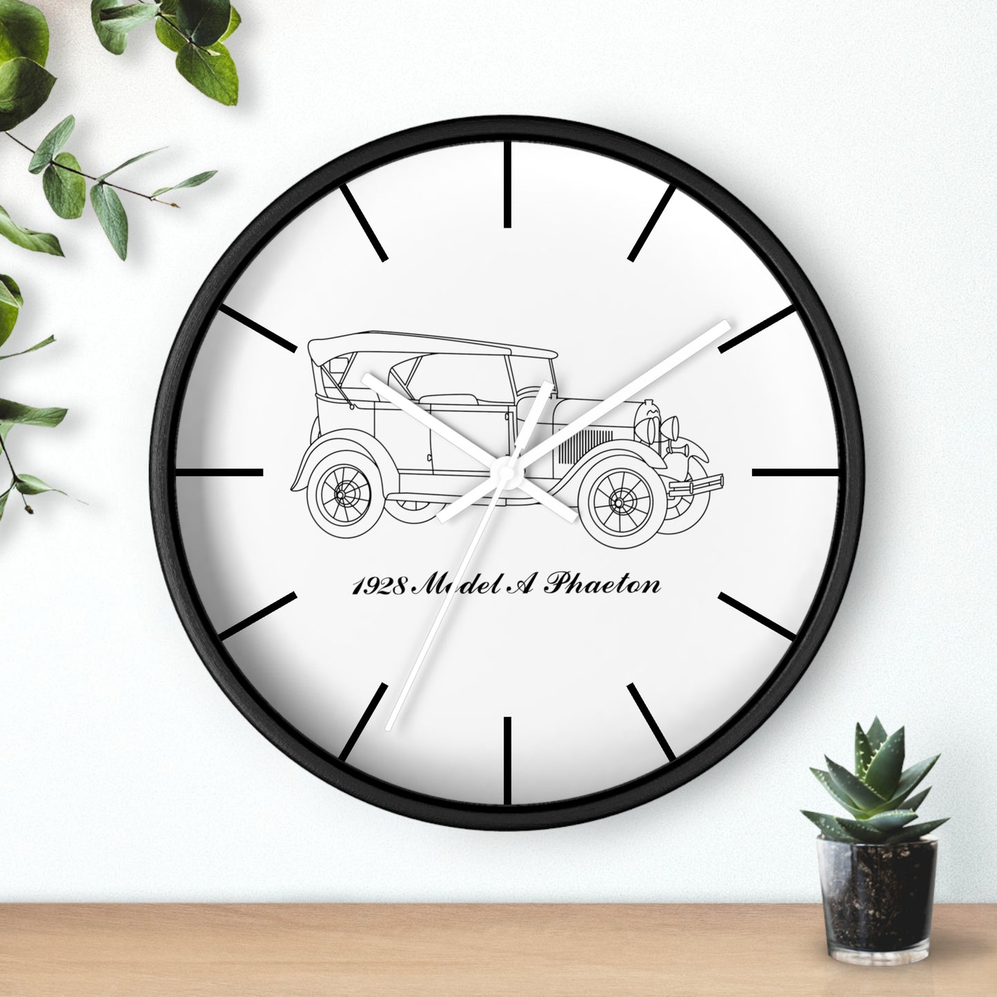 1928 Phaeton Wall Clock