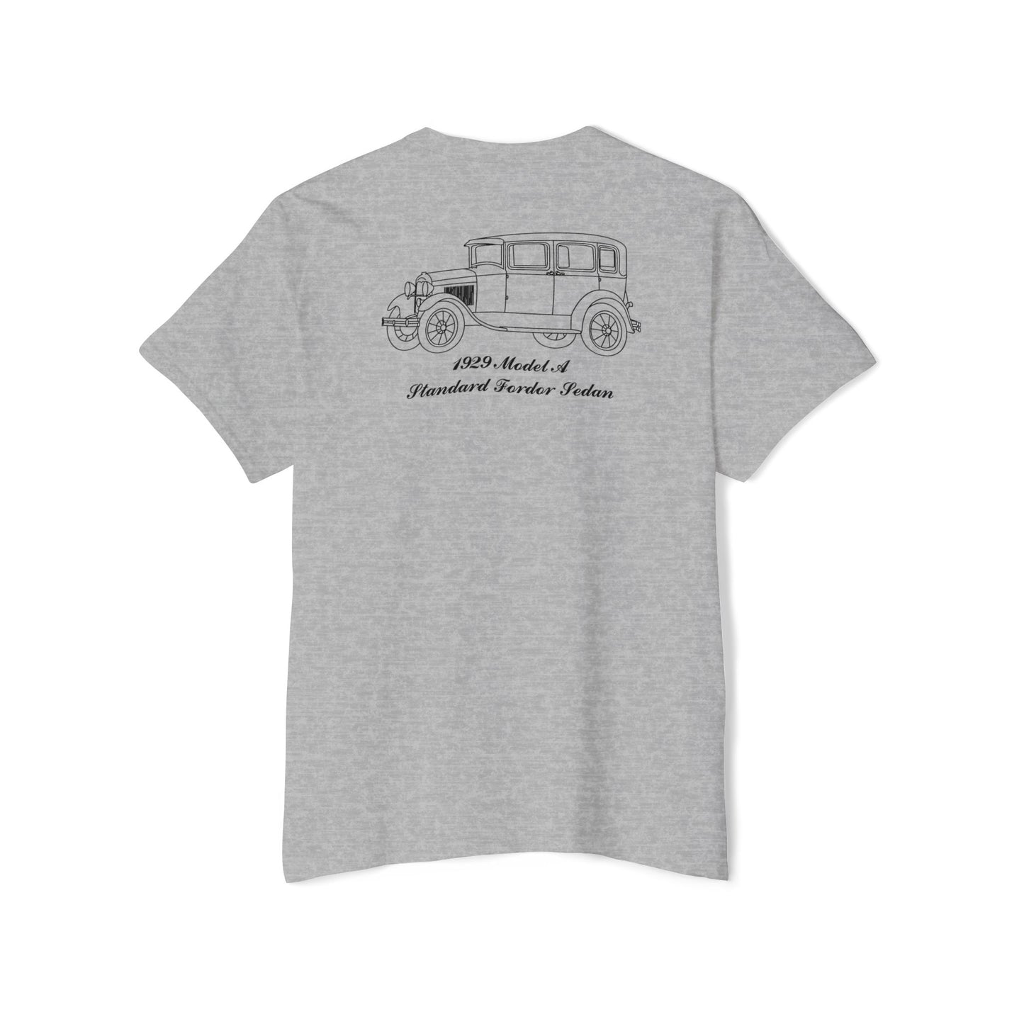 1929 Standard Fordor Sedan (3-Window) Pocket T-Shirt