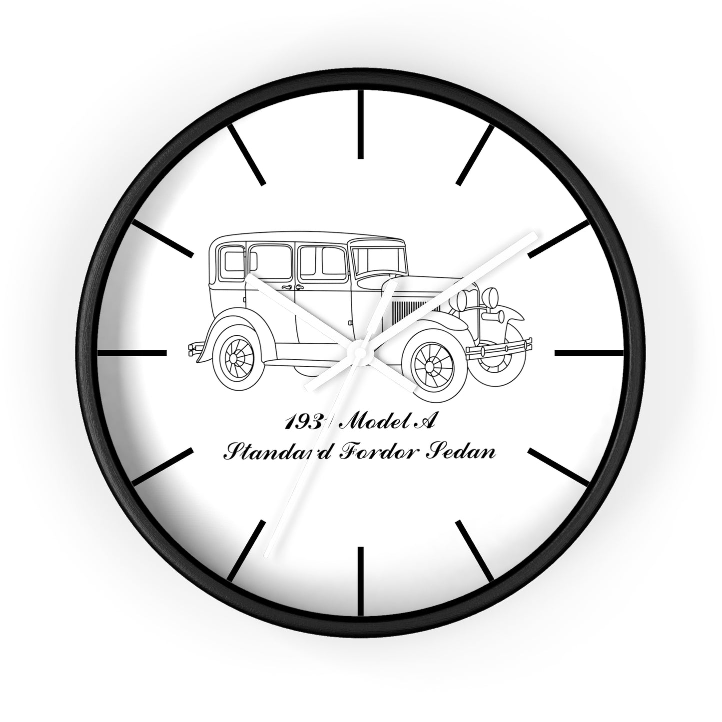 1931 Standard Fordor Sedan Wall Clock