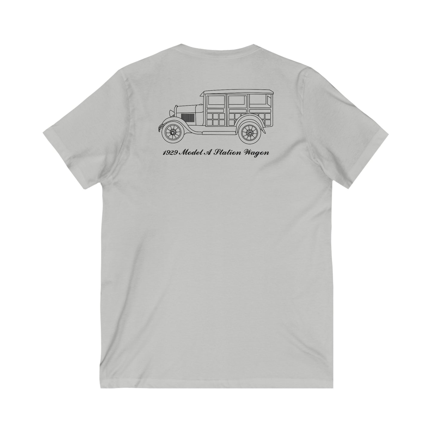 1929 Station Wagon Women's V-Neck Shirt