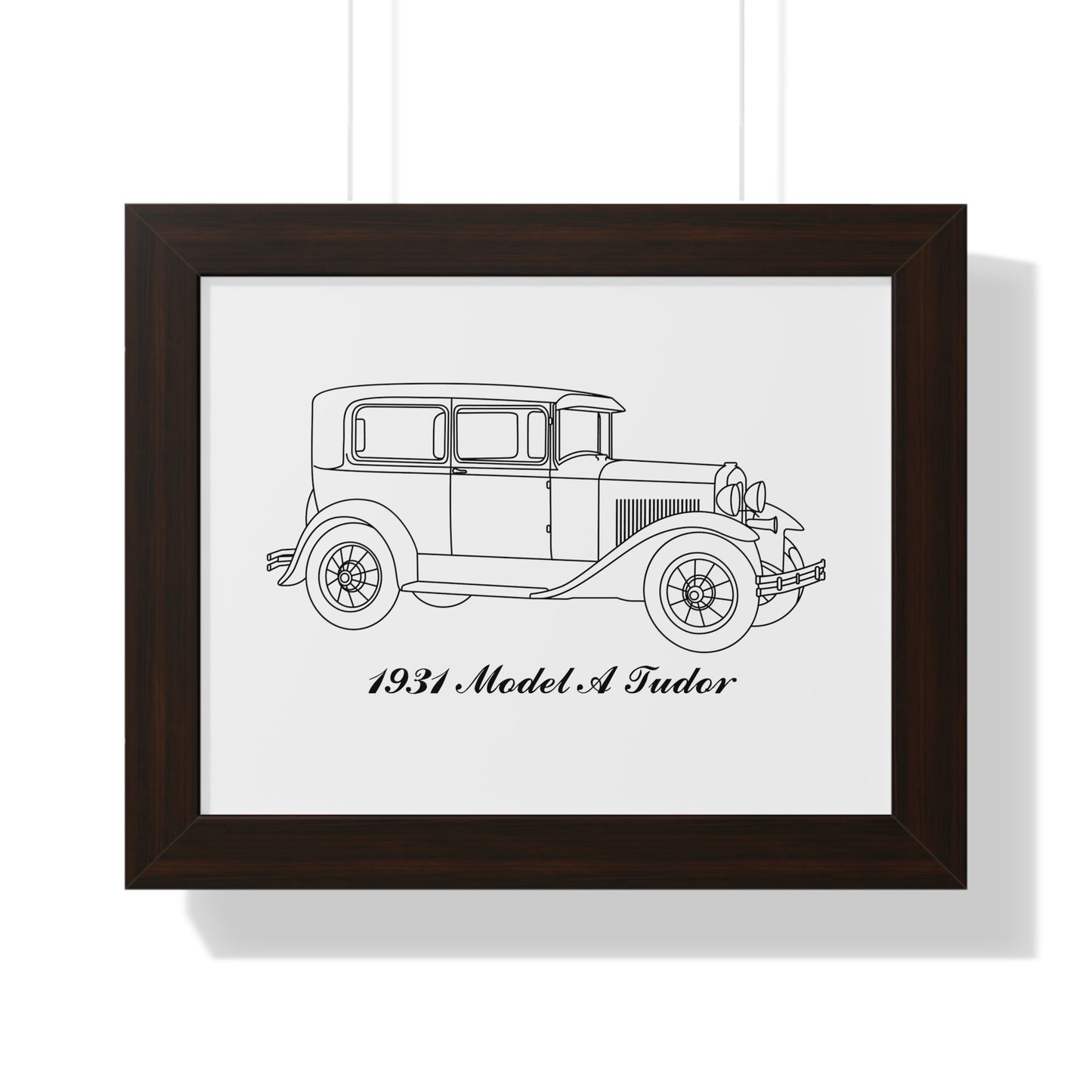 1931 Tudor Framed Drawing