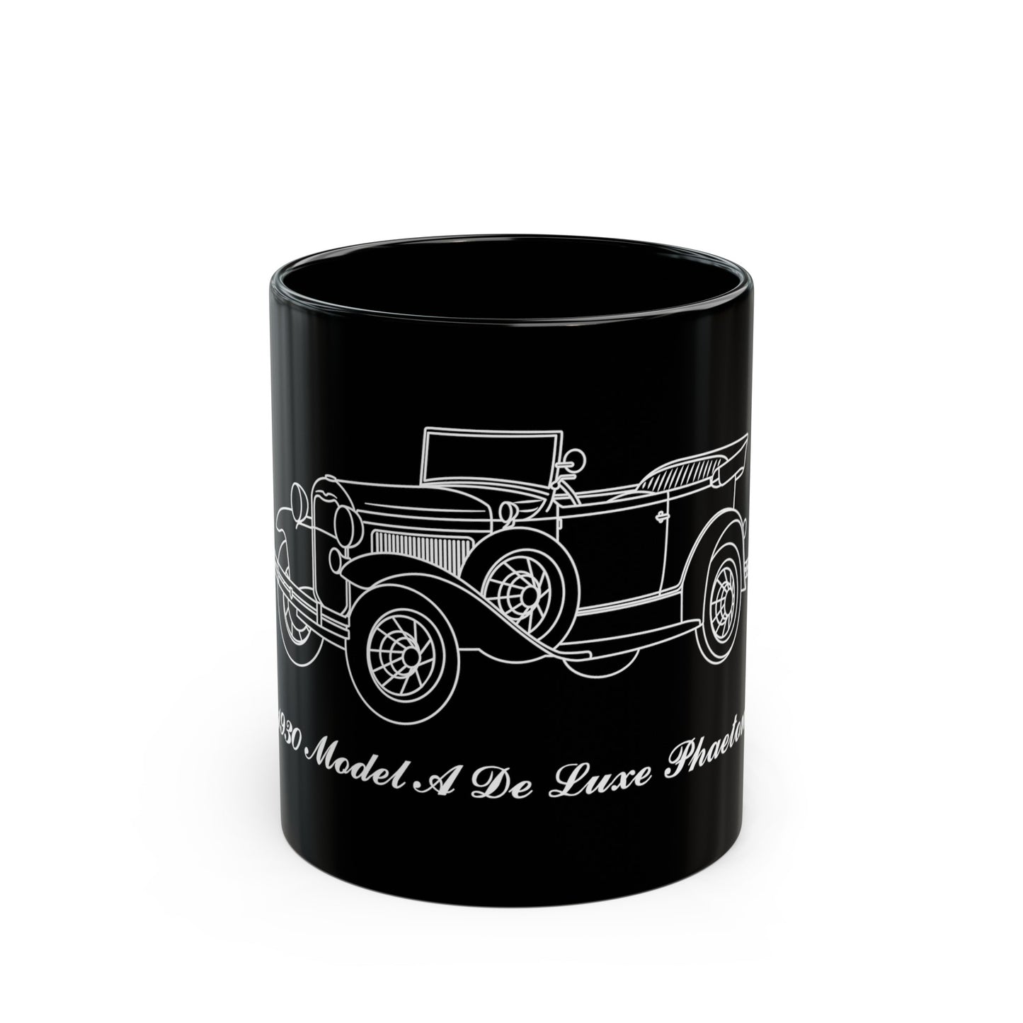 1930 De Luxe Phaeton Black Mug