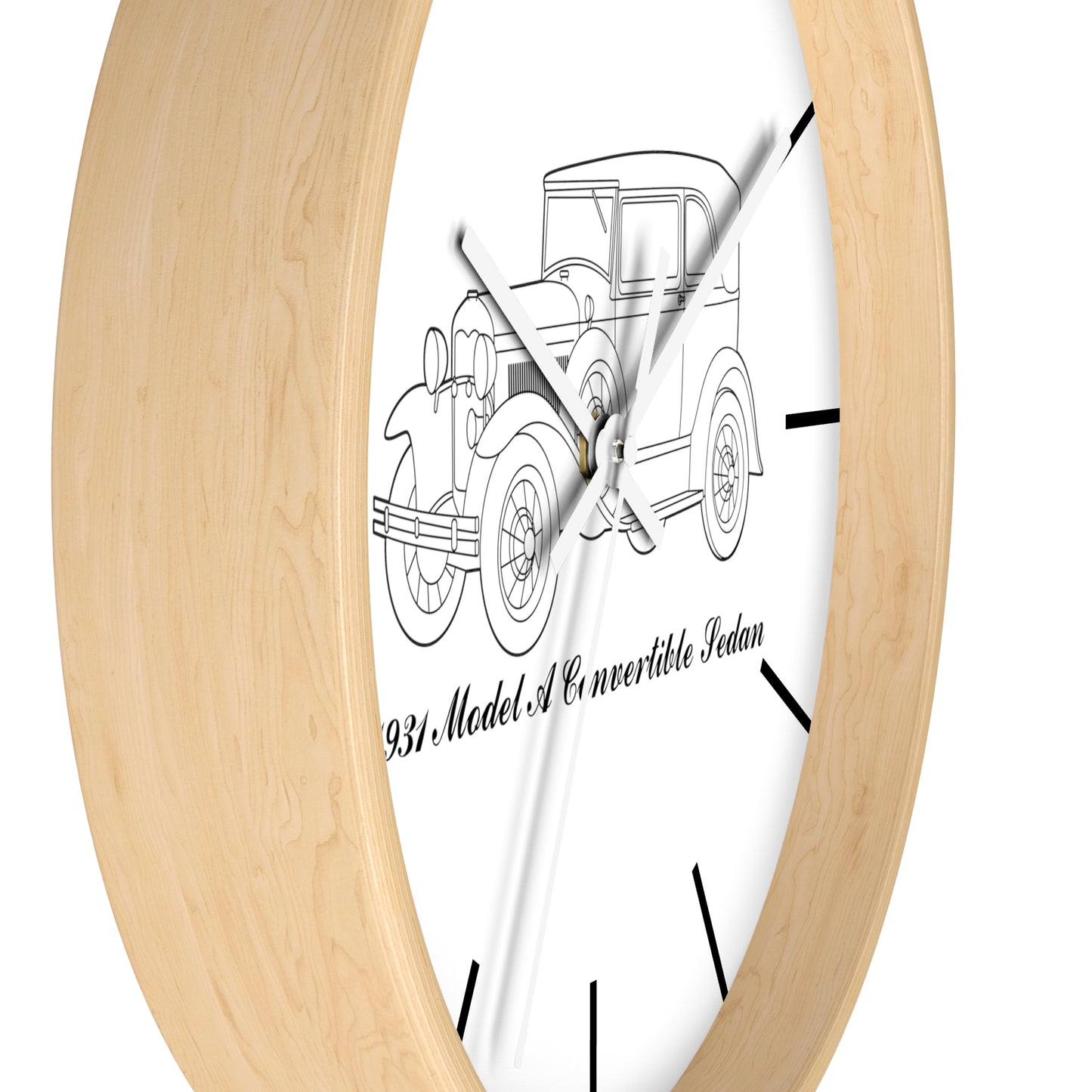 1931 Convertible Sedan Wall Clock