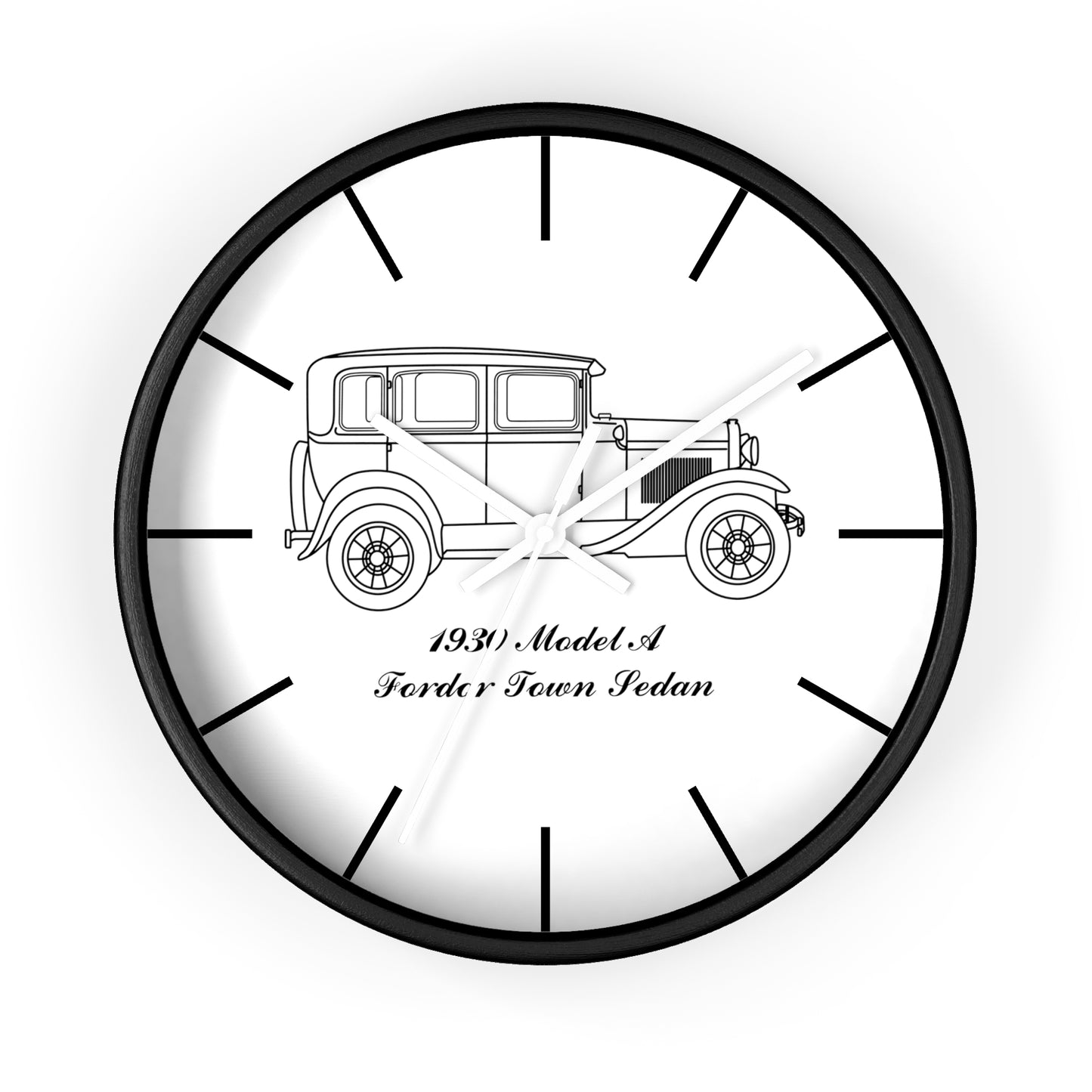 1930 Fordor Town Sedan Wall Clock