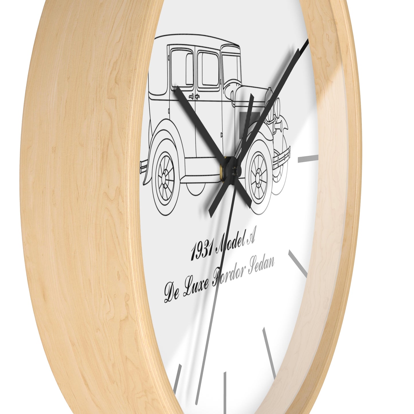 1931 De Luxe Fordor Sedan Wall Clock