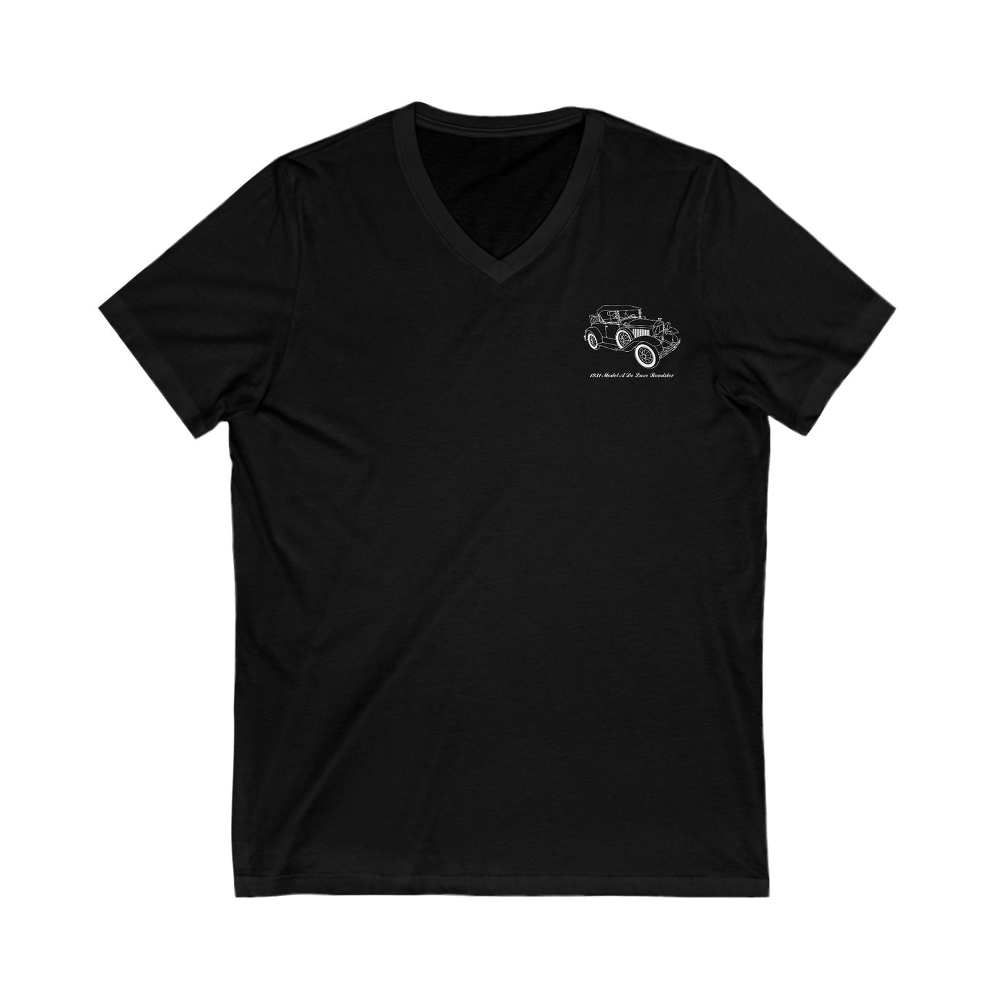 1931 De Luxe Roadster Women's V-Neck Shirt - R Brichacek