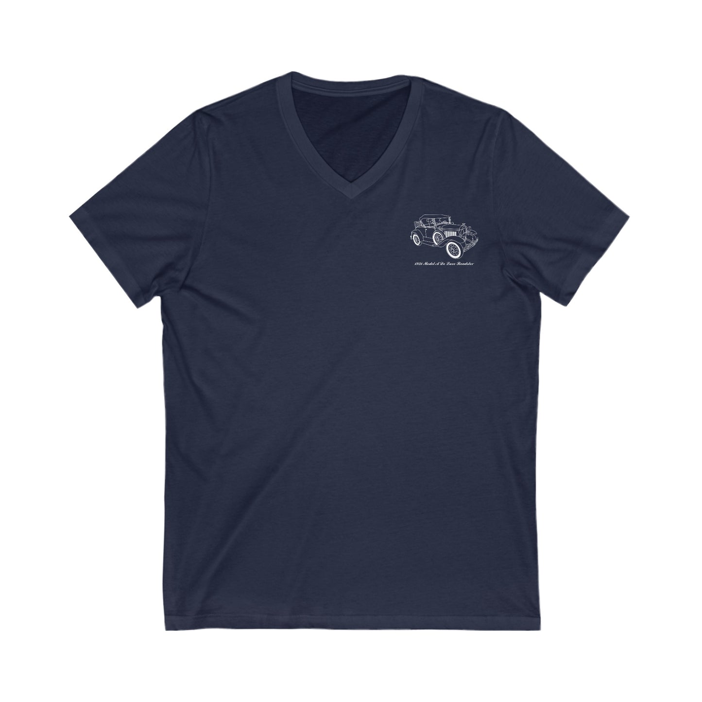 1931 De Luxe Roadster Women's V-Neck Shirt - R Brichacek