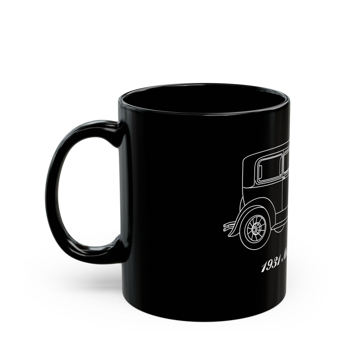 1931 Tudor Black Mug