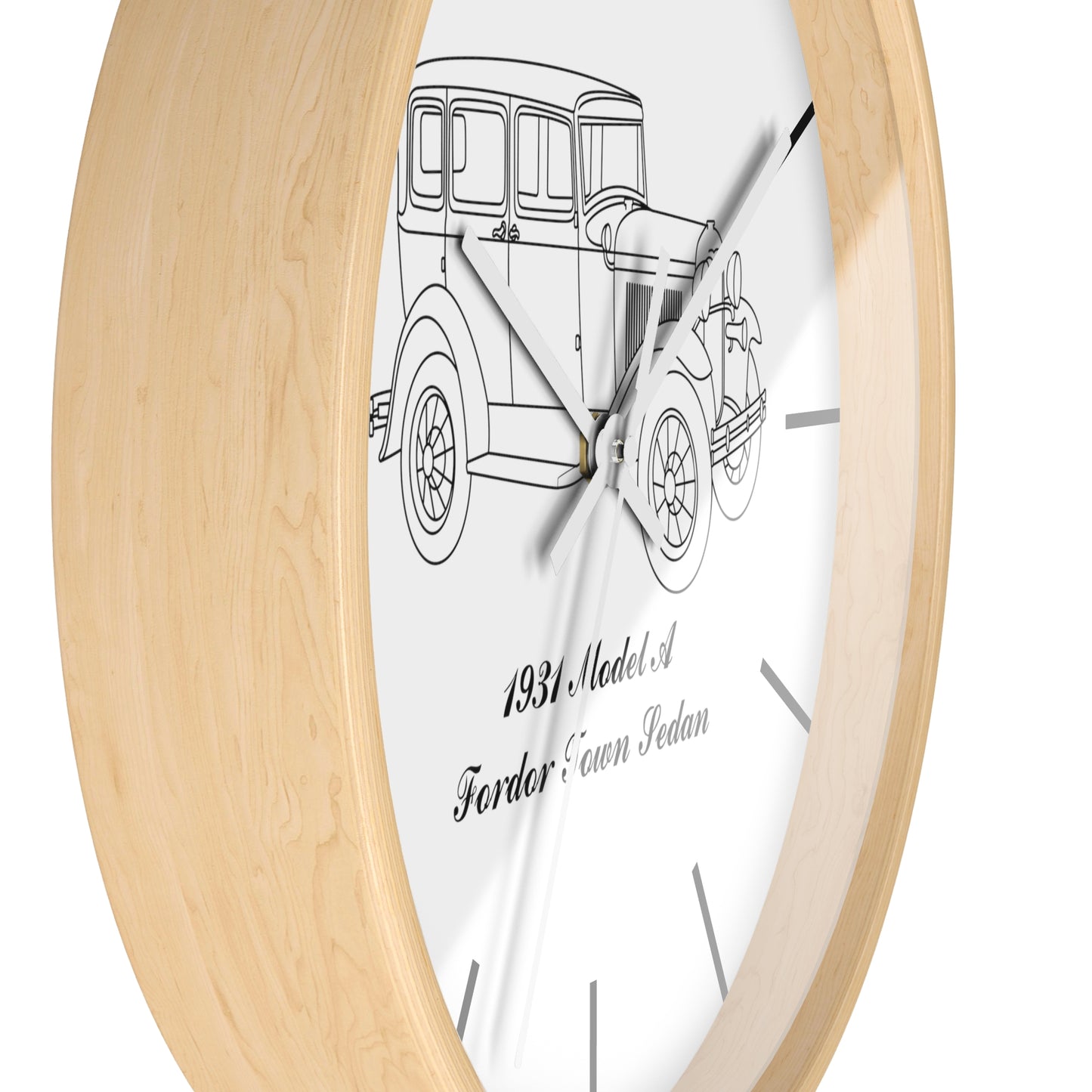 1931 Fordor Town Sedan Wall Clock