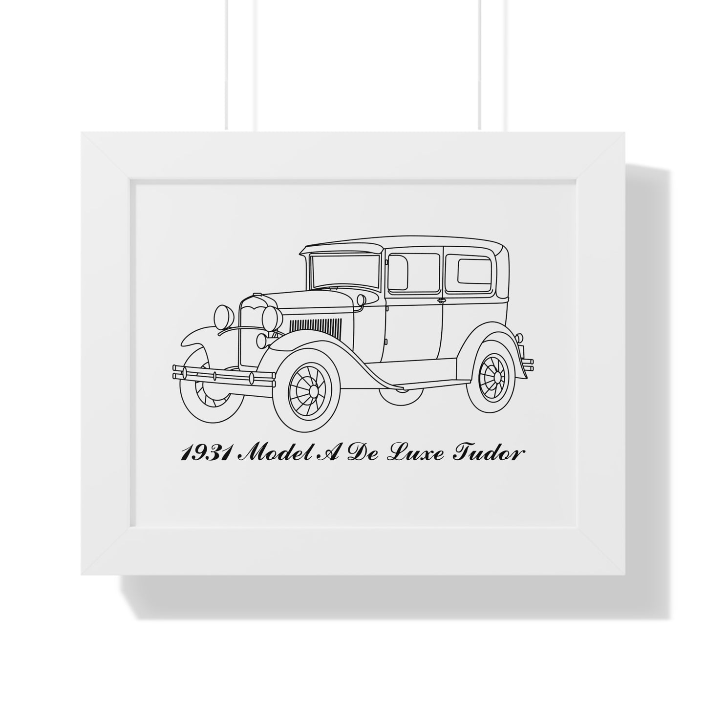 1931 De Luxe Tudor Framed Drawing