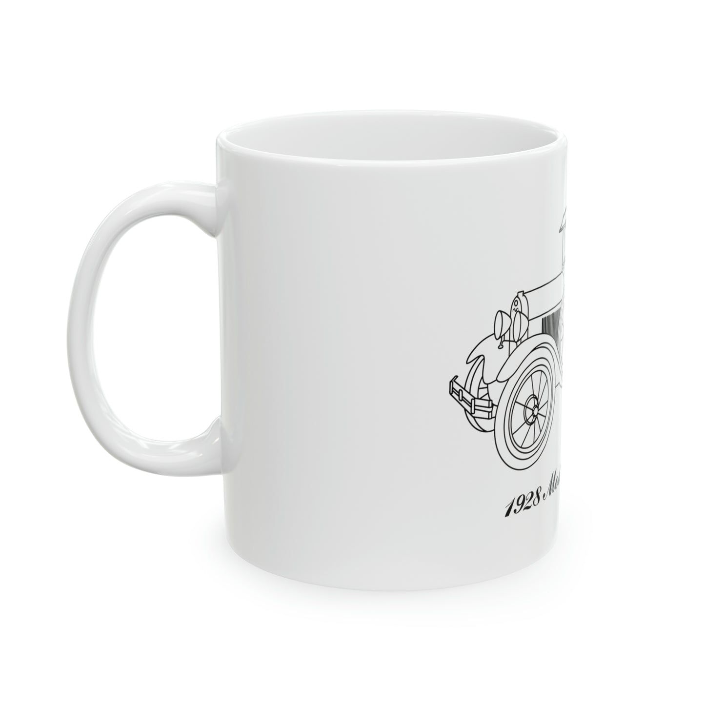 1928 Delivery White Mug