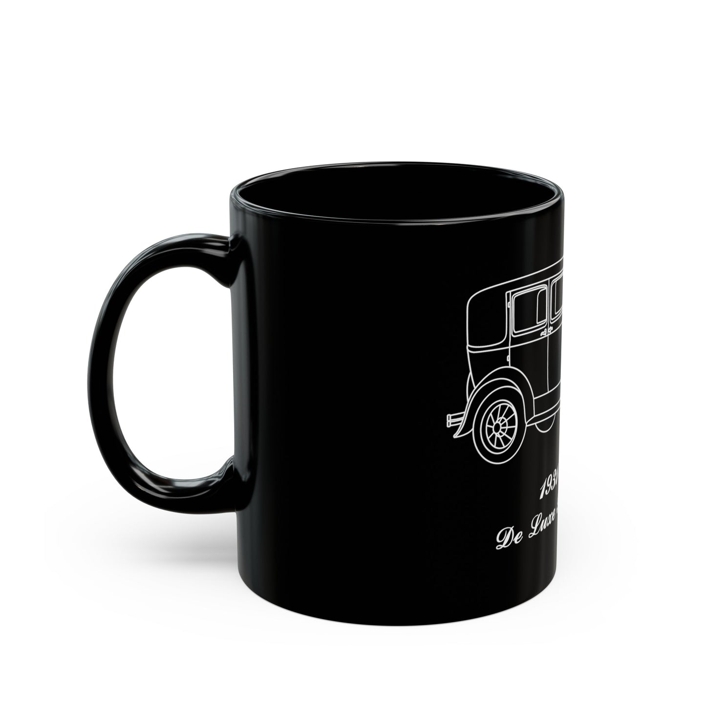 1931 De Luxe Fordor Sedan Black Mug