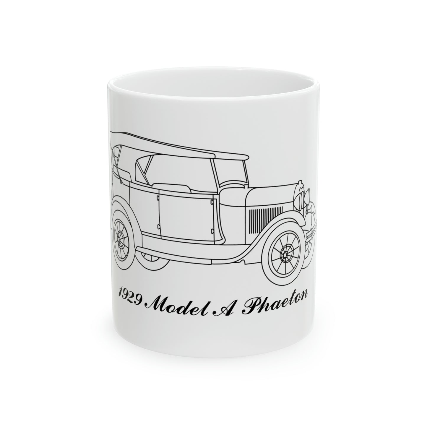 1929 Phaeton White Mug
