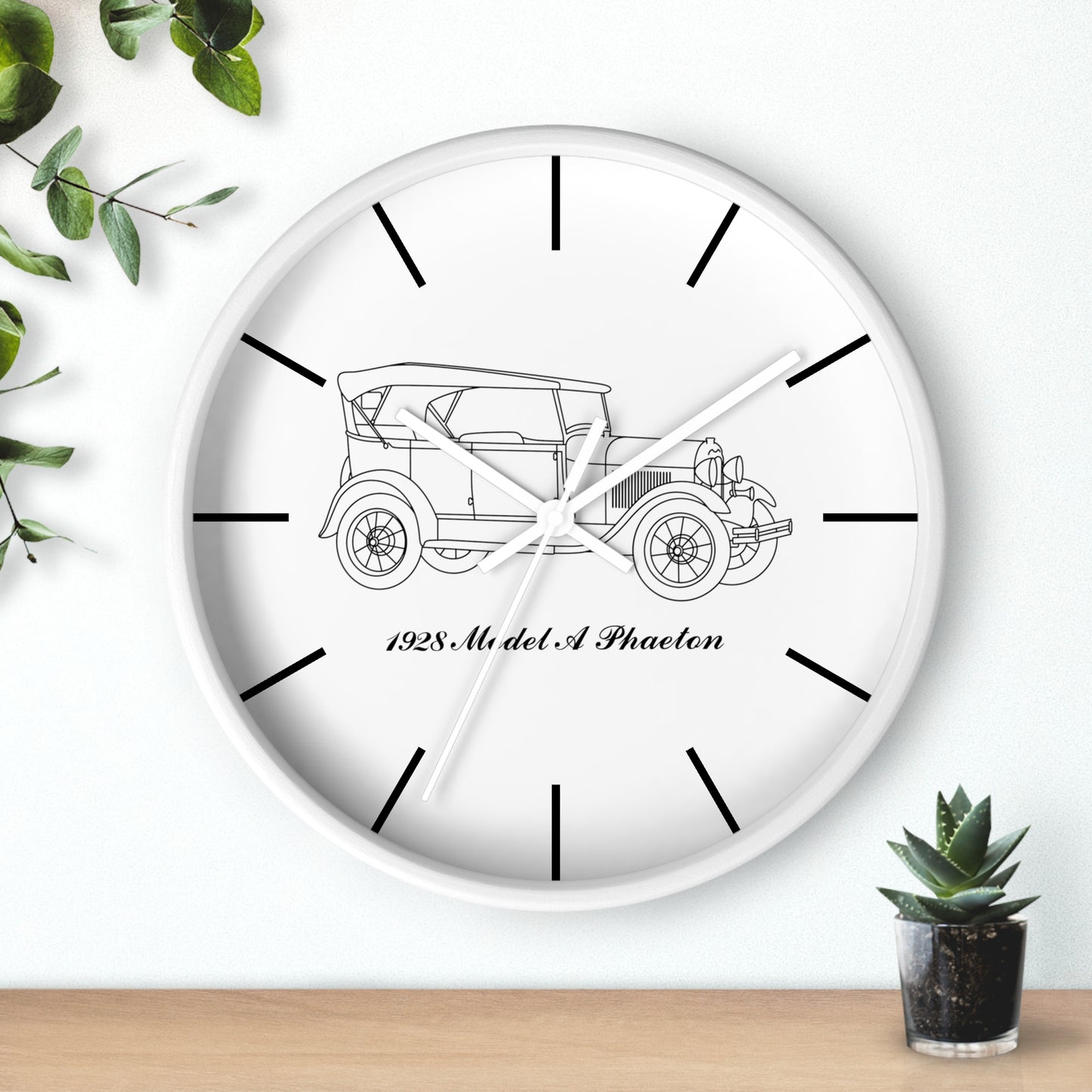 1928 Phaeton Wall Clock