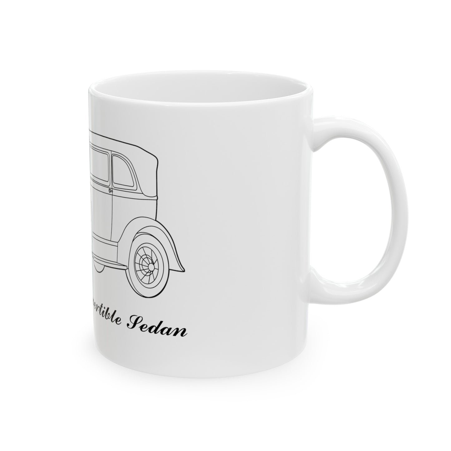 1931 Convertible Sedan White Mug