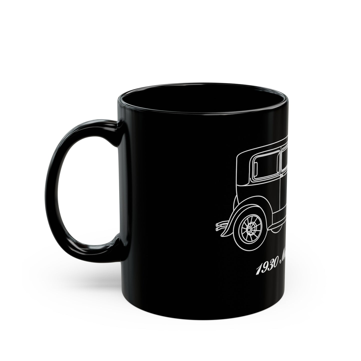 1930 Tudor Black Mug