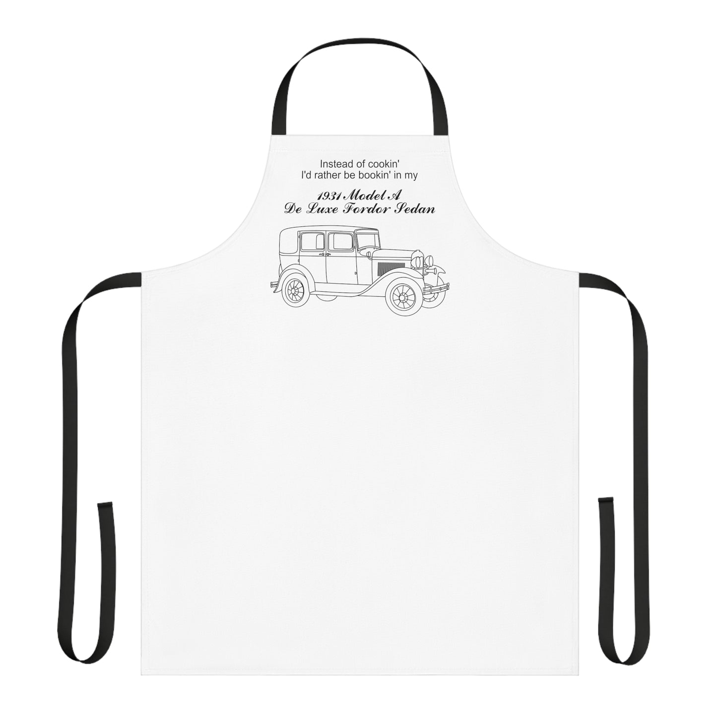 1931 De Luxe Fordor Sedan Cookin' Apron