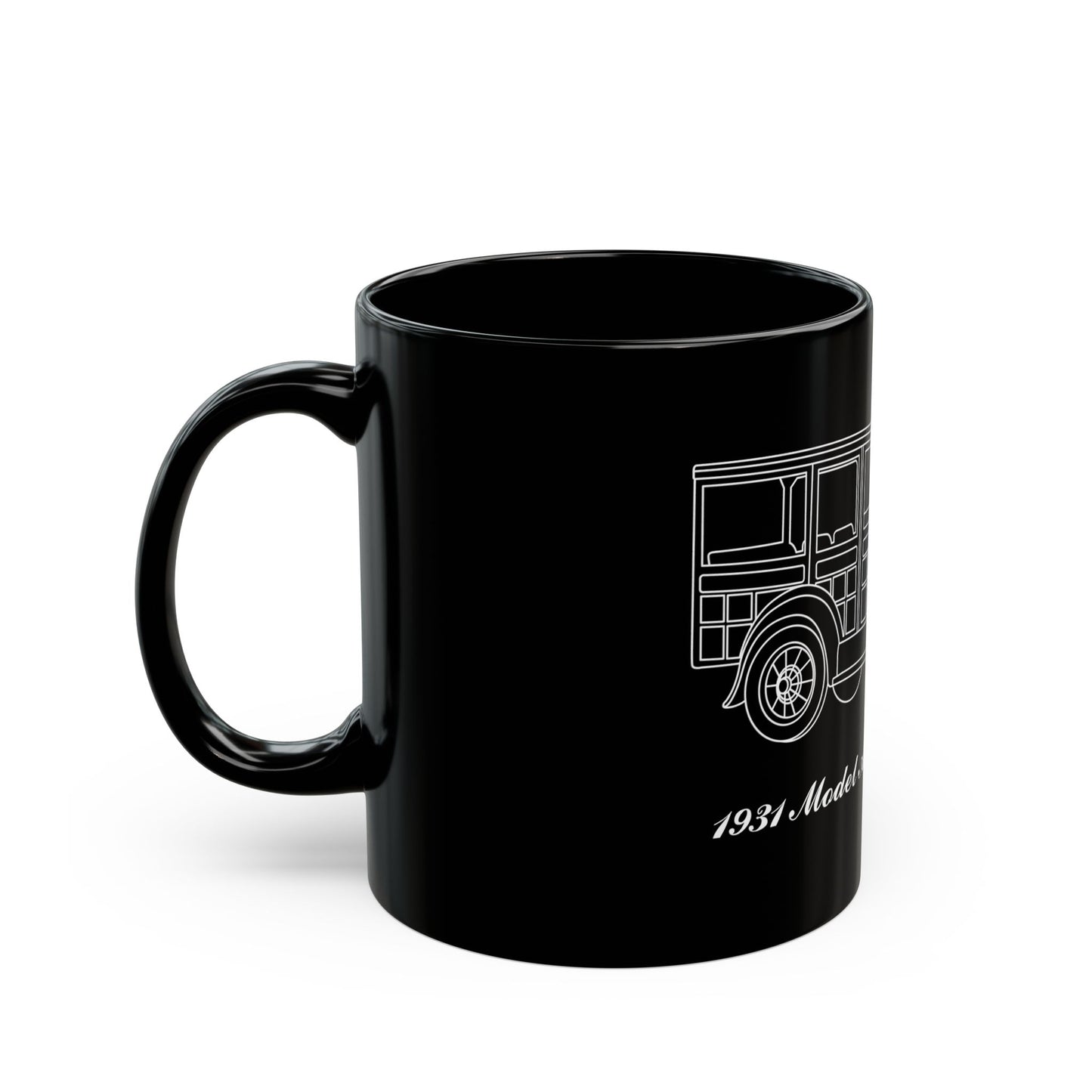 1931 Station Wagon Black Mug