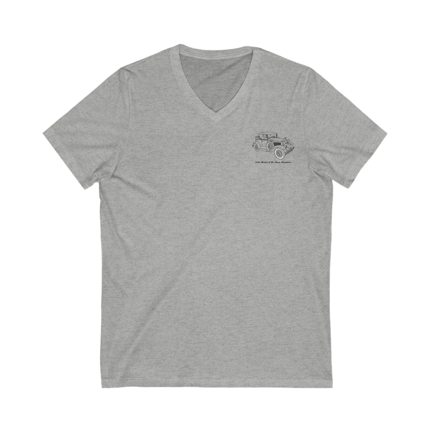 1931 De Luxe Roadster Women's V-Neck Shirt - R Brichacek