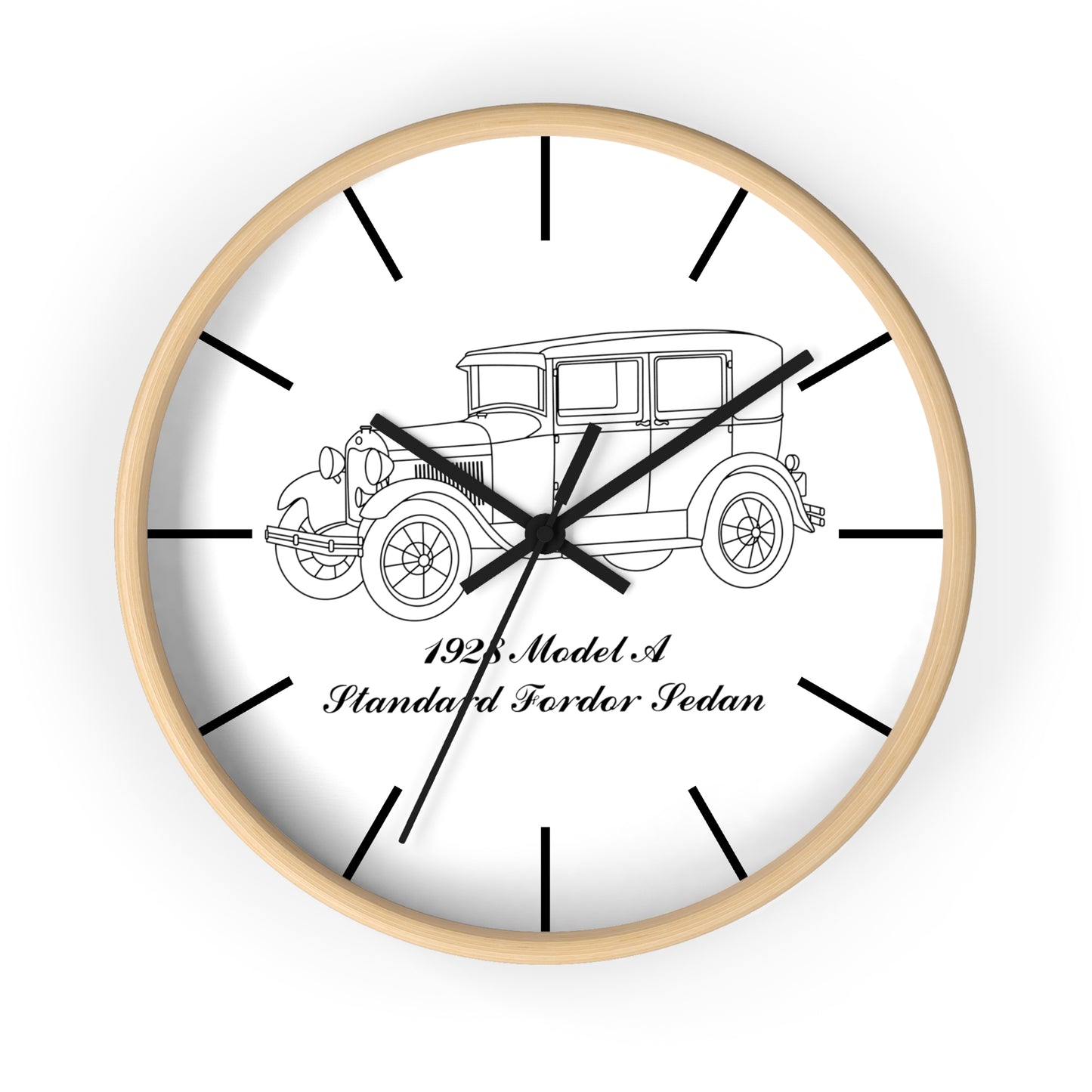 1928 Standard Fordor Sedan Delivery Wall Clock