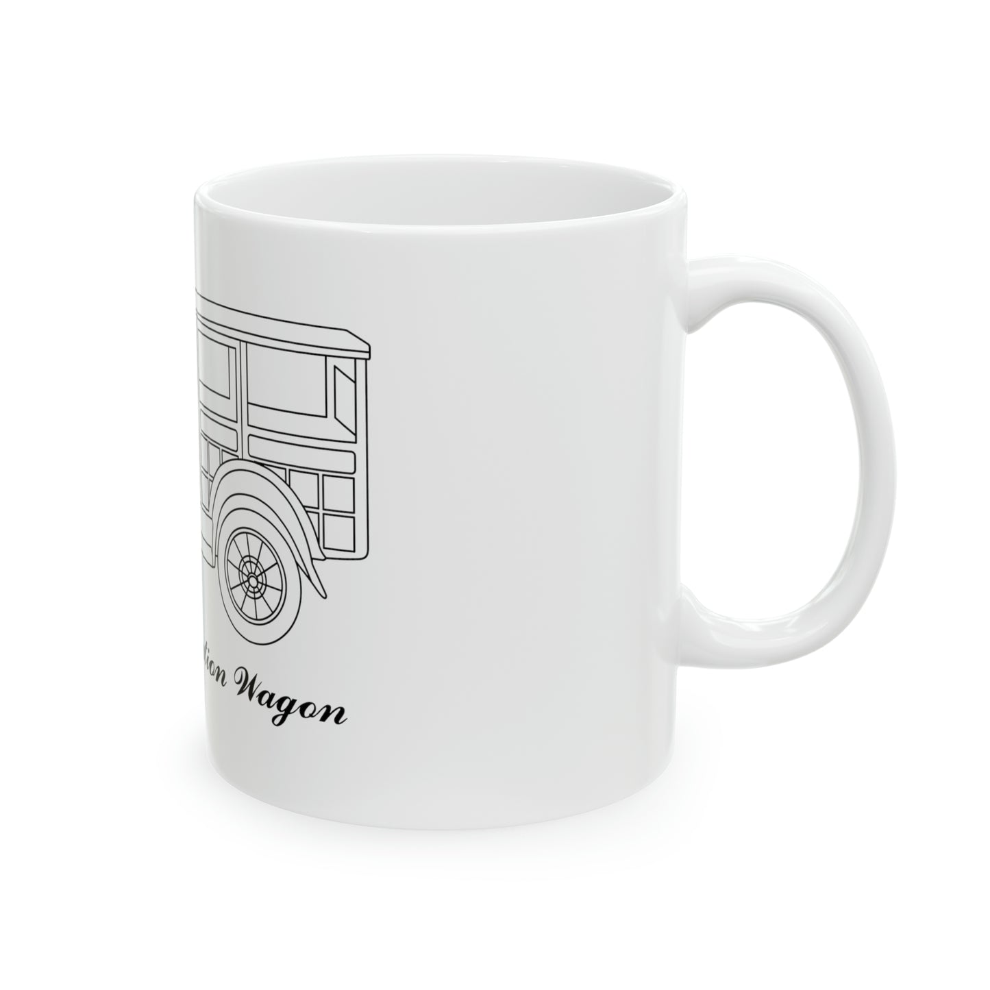 1929 Station Wagon White Mug