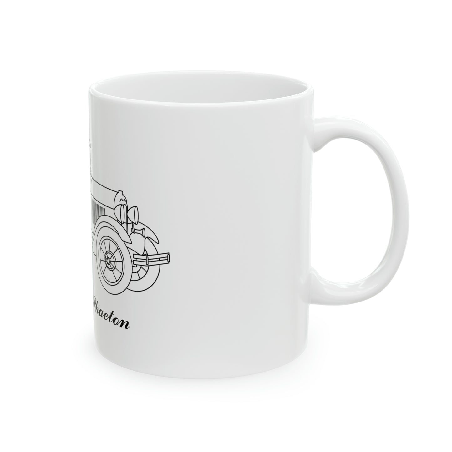 1928 Phaeton White Mug