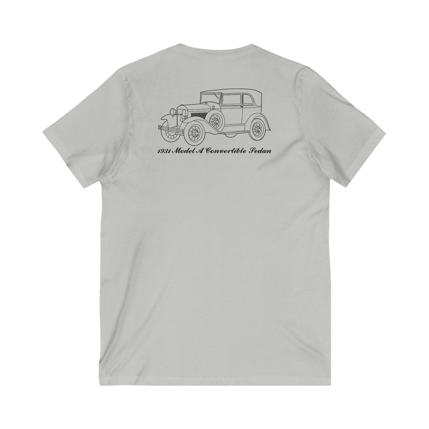 1931 Convertible Sedan Women's V-Neck Shirt