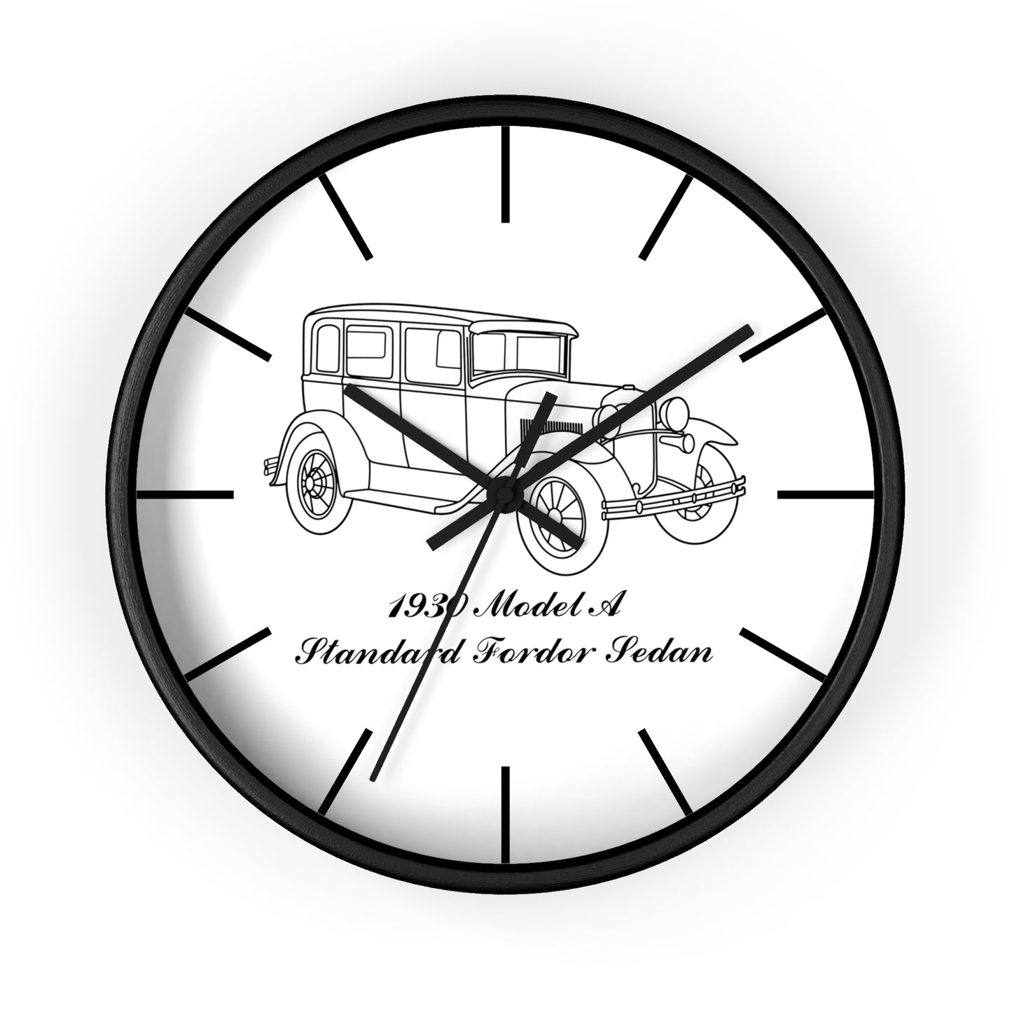 1930 Standard Fordor Sedan Wall Clock