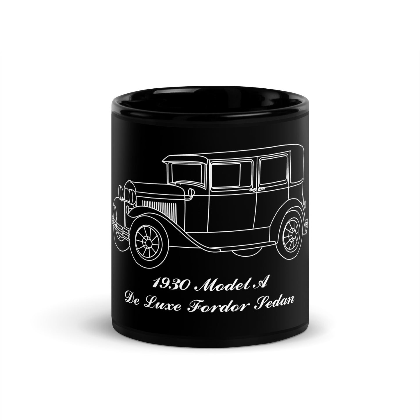 1930 De Luxe Fordor Sedan Black Mug