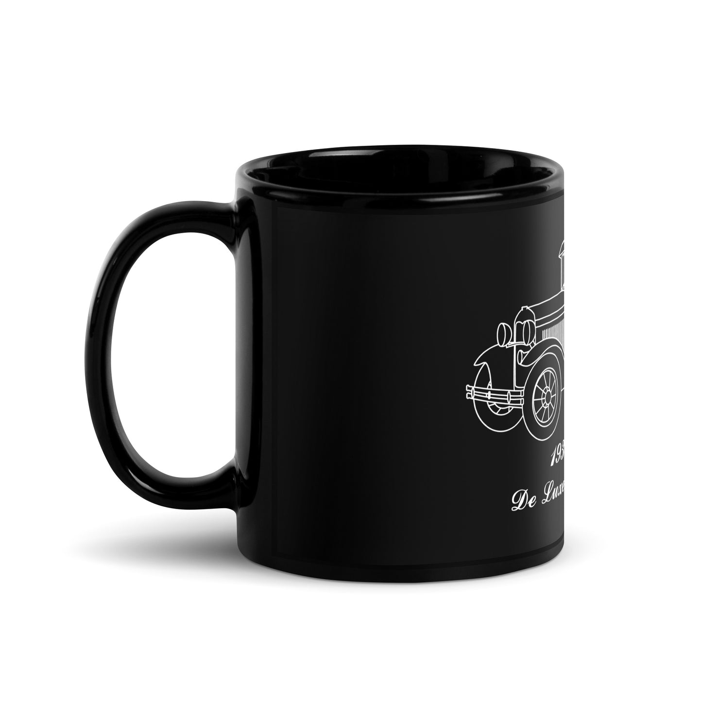 1930 De Luxe Fordor Sedan Black Mug