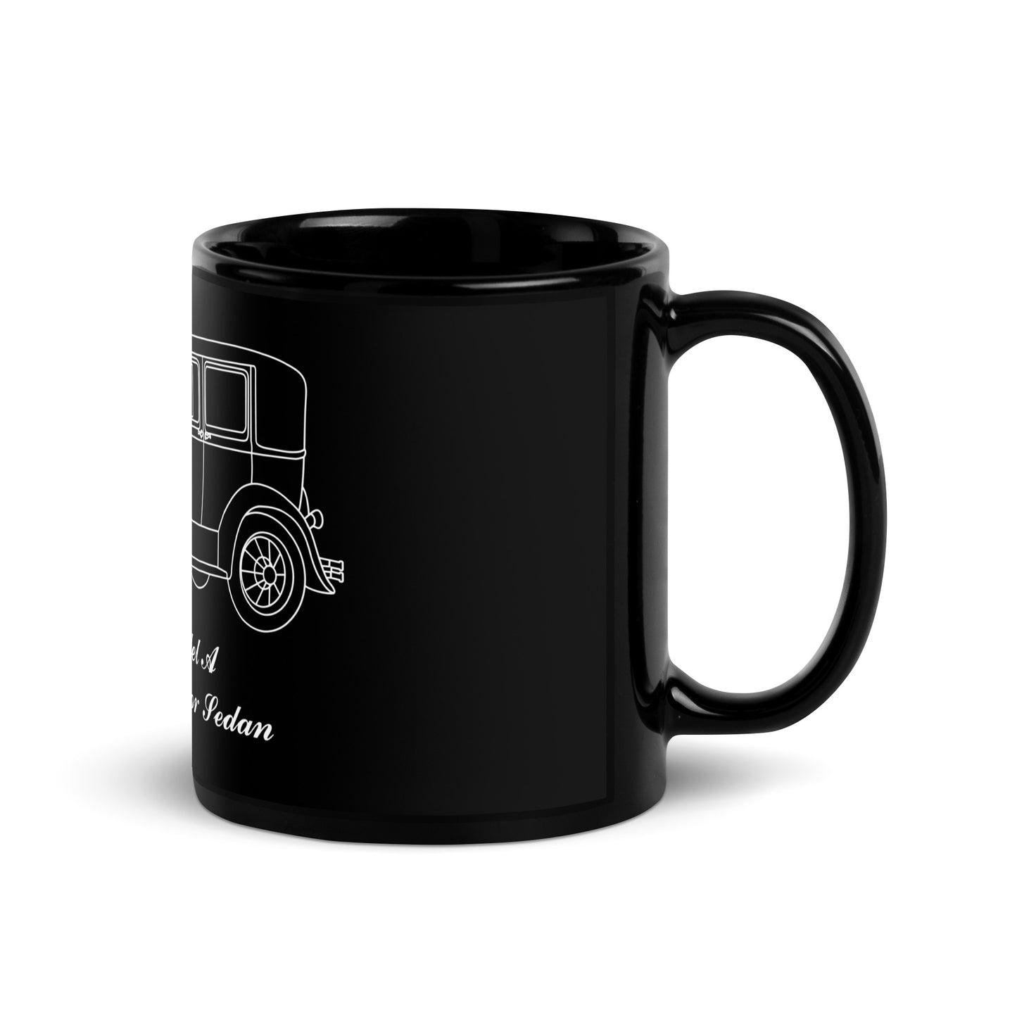 1930 De Luxe Fordor Sedan Black Mug