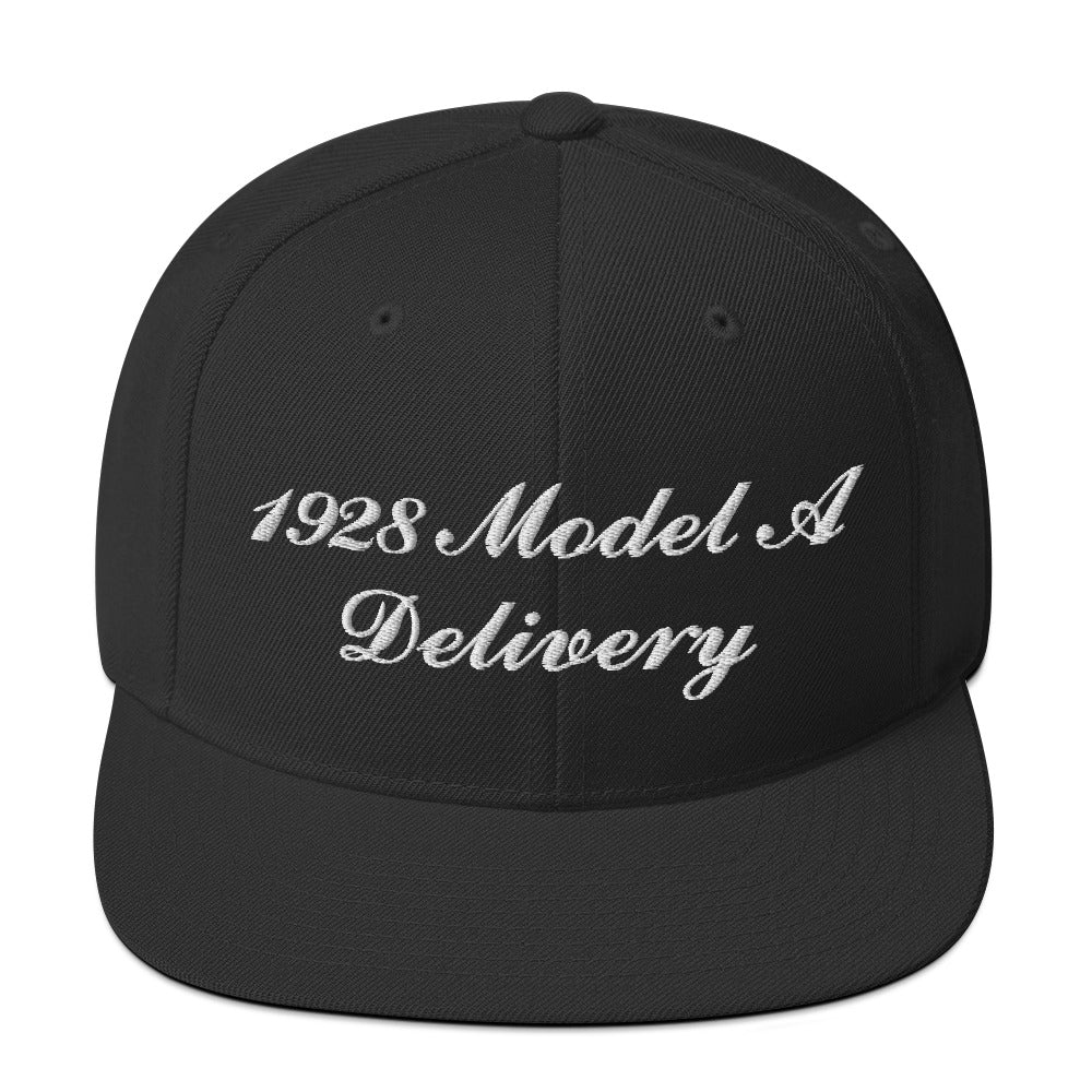 1928 Delivery Embroidered Black Hat