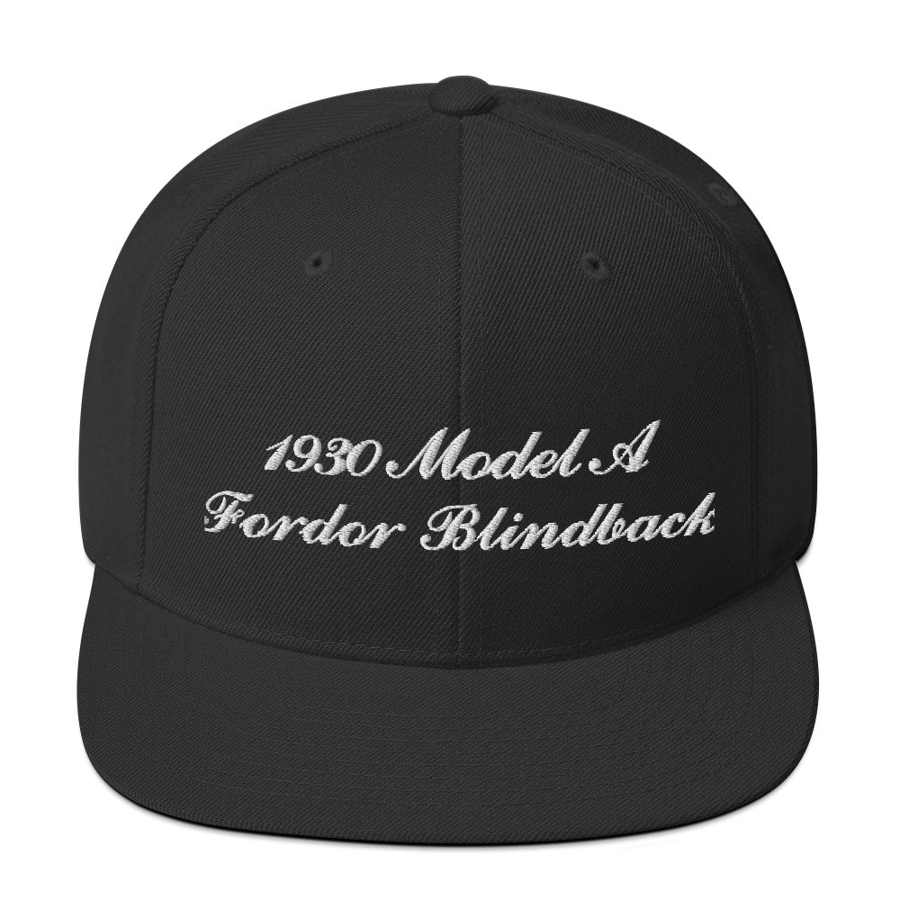 1930 De Luxe Fordor Sedan Embroidered Hat